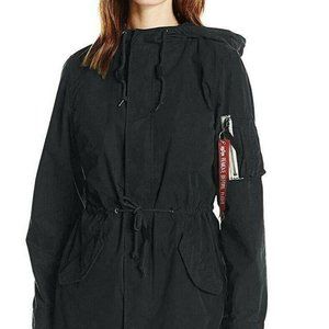 Alpha Industries Womens Size XS Field Jacket Coat Diplomat‎ Fishtail Parka New